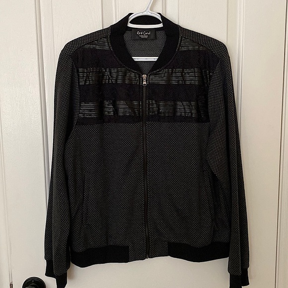 Black & grey Red Coral jacket.size large. - Picture 1 of 6